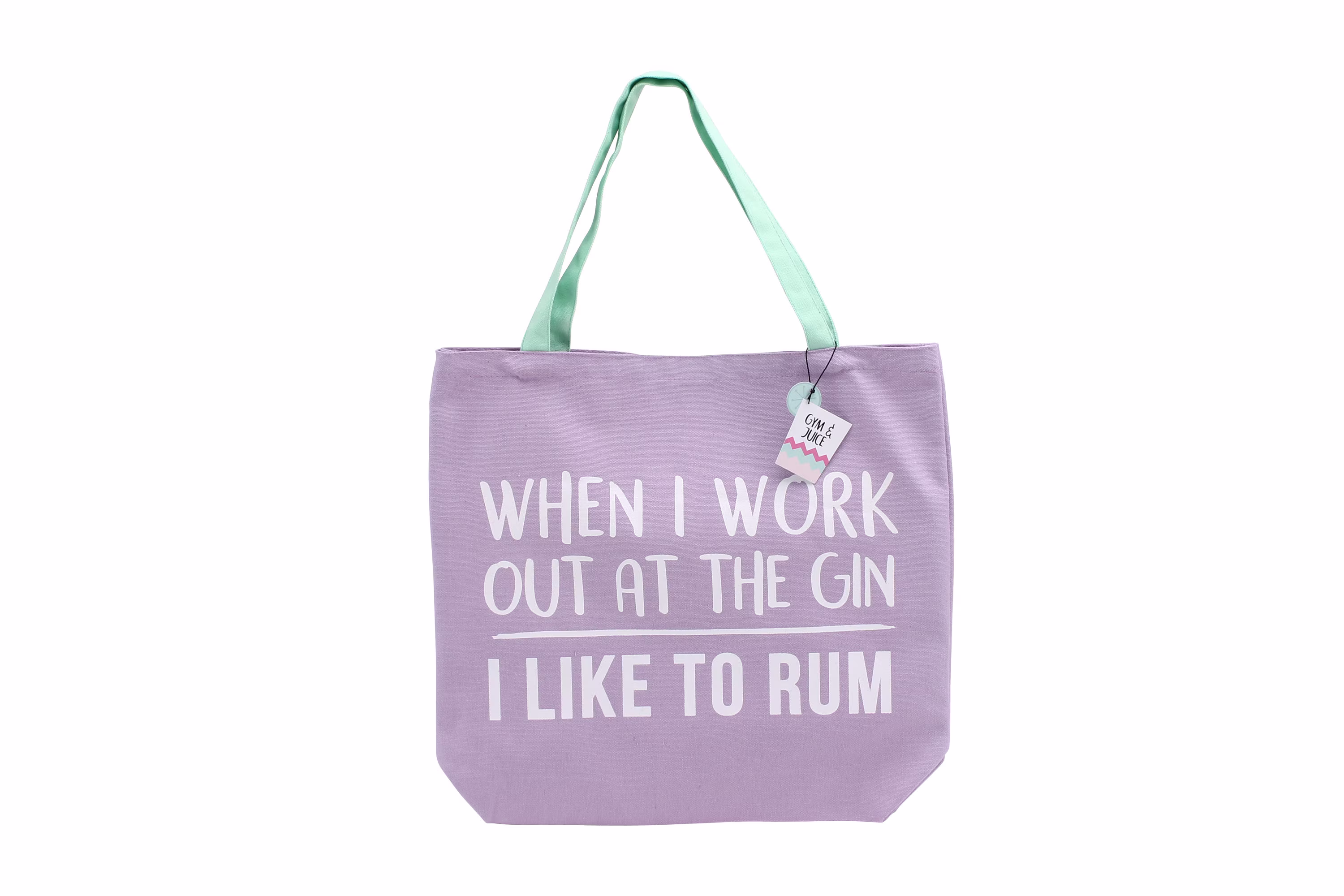 Purple Tote Gym Bag