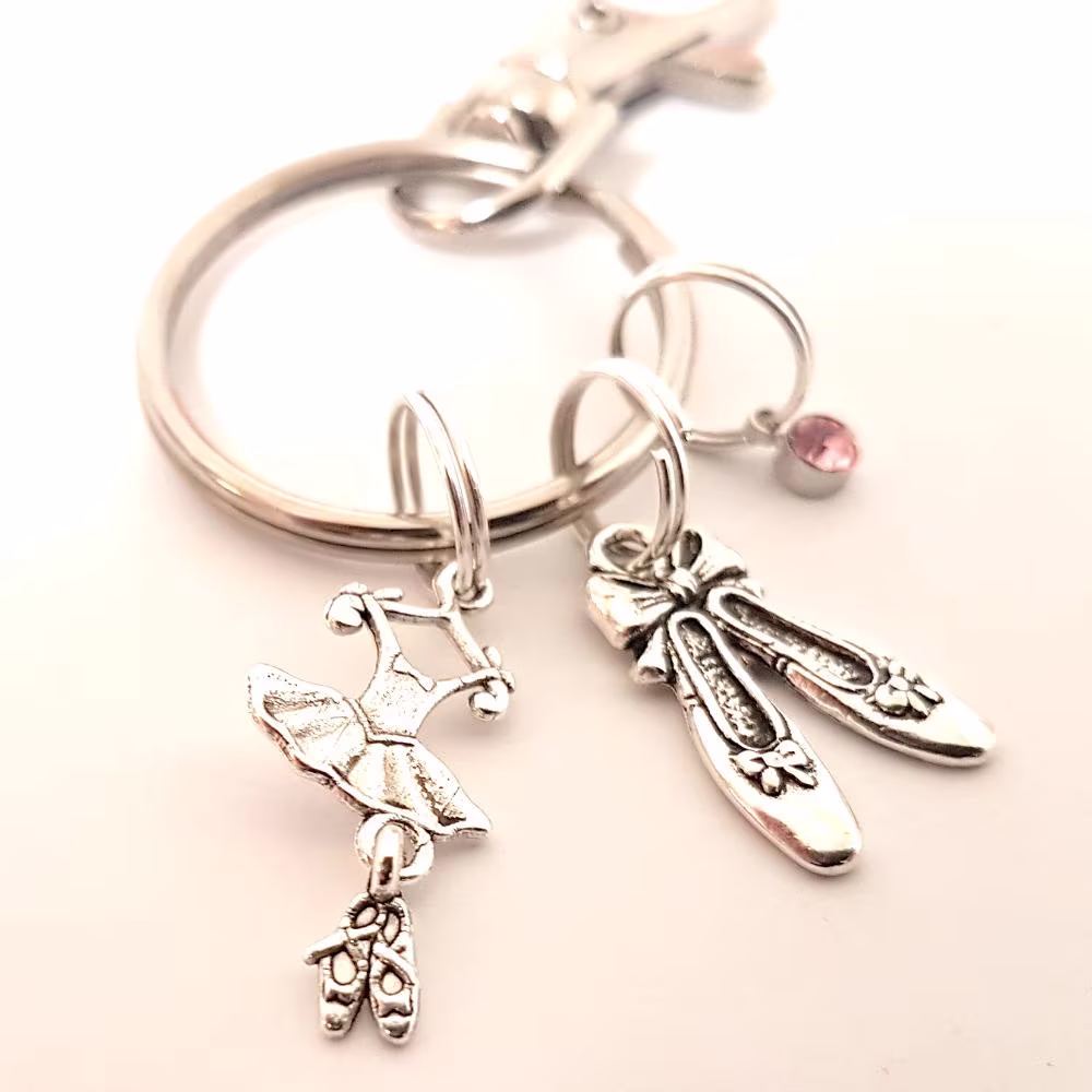 Ballerina Bag Charm, Gift, Party Filler, Dancing Dance Ballet Shoes Gift