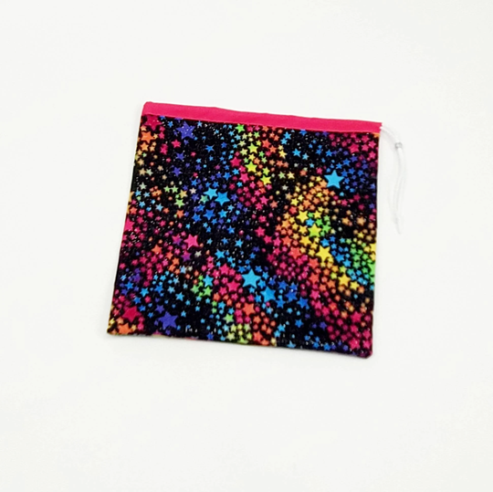 Rainbow Stars Grip Bag, Gymnastics Gymnast Gift, Drawstring Makeup Pouch, Sports Bag Organizer, Supplies