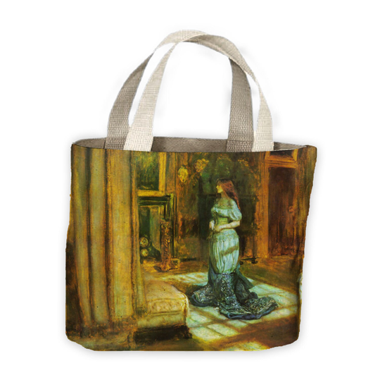 John Everett Millais Eve Of St Agnes Tote Shopping Bag For Life - Pre-Raphaelite