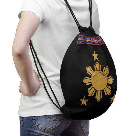 Philippine Drawstring Bag | Star Backpack, Filipino Gift