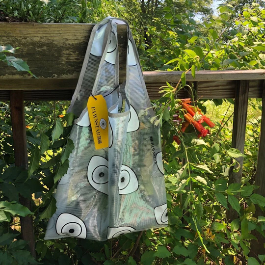 Big Eye Recycled Plastic Tote Bag Sustainable Shopping