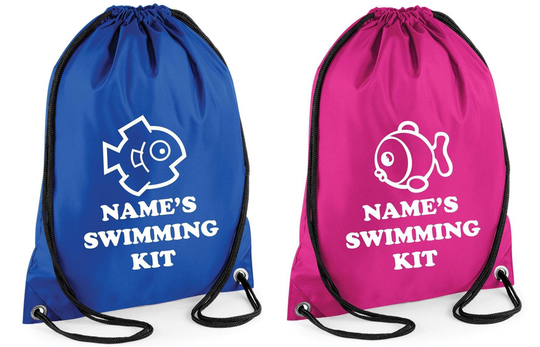 Personalised Swimming Kit Gymsac