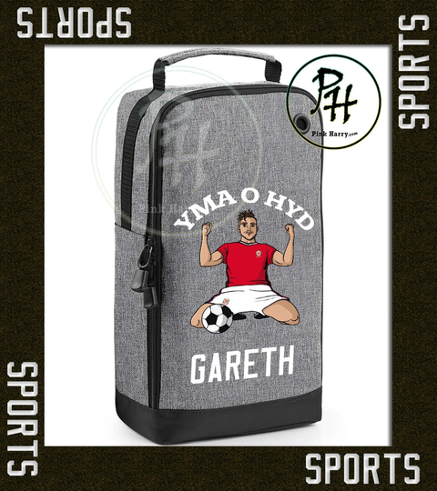 World Cup Wales Football Boot Bag Pe Kit Sports Yma O Hyd