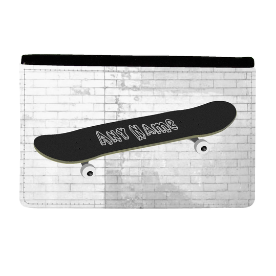 Personalised Skateboard Print Passport Cover