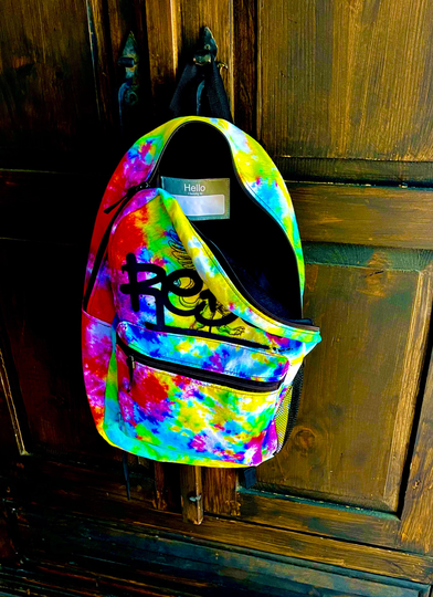 Og Rebels Triple Classic Backpack Laptop Case Bookbag Custom Sewn Name Tag Inside - Workout School Tie-Dye