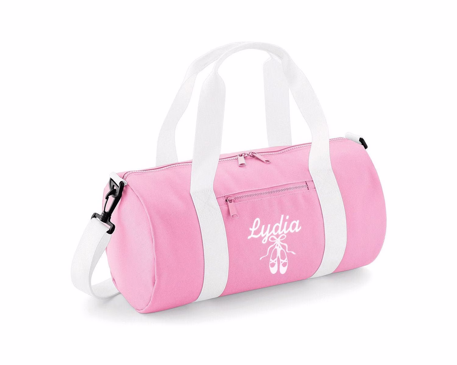 Embroidered Girls Dance Barrel Bag