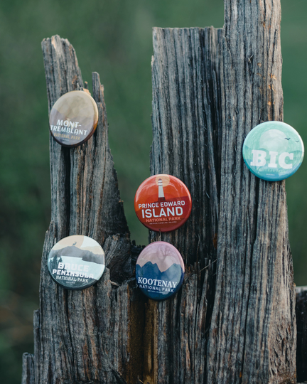 Pick 15 Canada National Parks Pinback Buttons - 1.75
