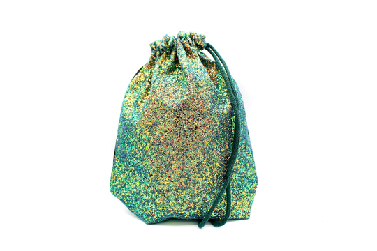 Glitter Green Holographic Gym Bag - Hannisch