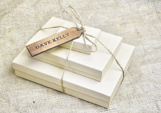 Personalized Gift Tags Custom Name Tag Wood Label Christmas Rustic Wedding Name Place Tag Keychain Luggage Gift