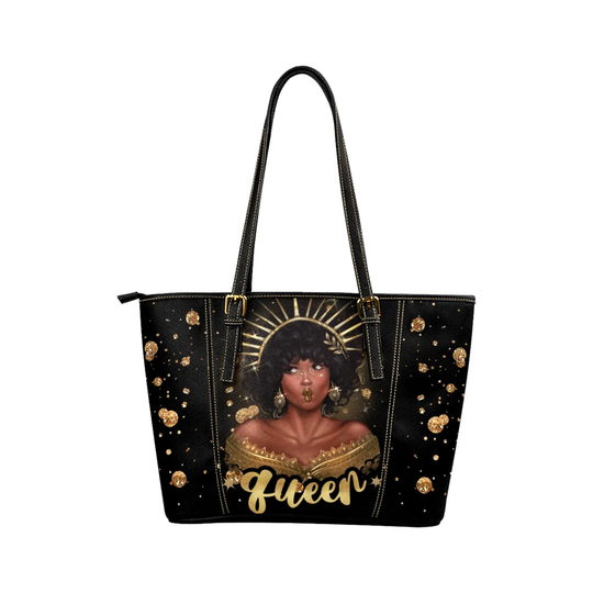 Black & Gold Queen Tote/Shoulder Bag