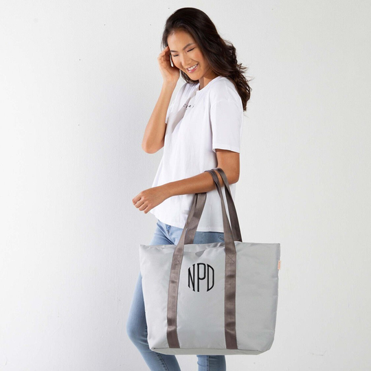 Monogrammed Motion Tote Nylon Bag Gym Athletic School