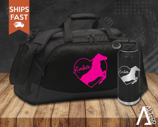 Horse Duffel Bag, Equestrian Gifts, Gifts Personalized, Equestrian, For Kids, Horseback Riding