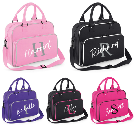 Personalised Initial Name Kids Dance Bag