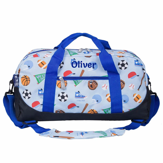 Personalised Embroidered Child Duffle Bag - All Sport | Ideal For School, Sport, Travel, Weekend, Sleepovers Kids Holdall, Barrel