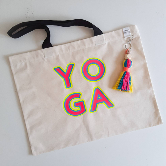 Bright & Colourful Yoga Bag | Slogan Gym Bag Gift Lovers Gift Eco Bag| Immy Boo