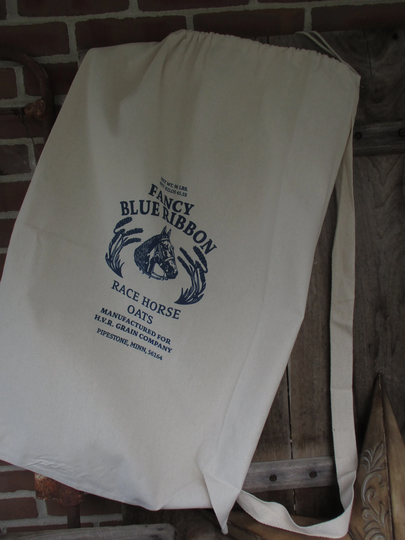 Laundry Bag, Horse Grain Sack, Canvas Feed Travel Canvas Large Tote Re-Usable