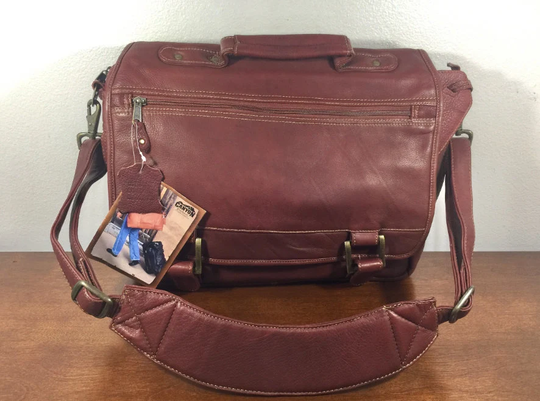 Canyon Outback Brown Leather Briefcase