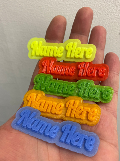 Custom Sewing Label Tags, Personalised Rubber Personalized 3D Clothing Patches, Unique Or Glue Labels/Tags Set Of 2