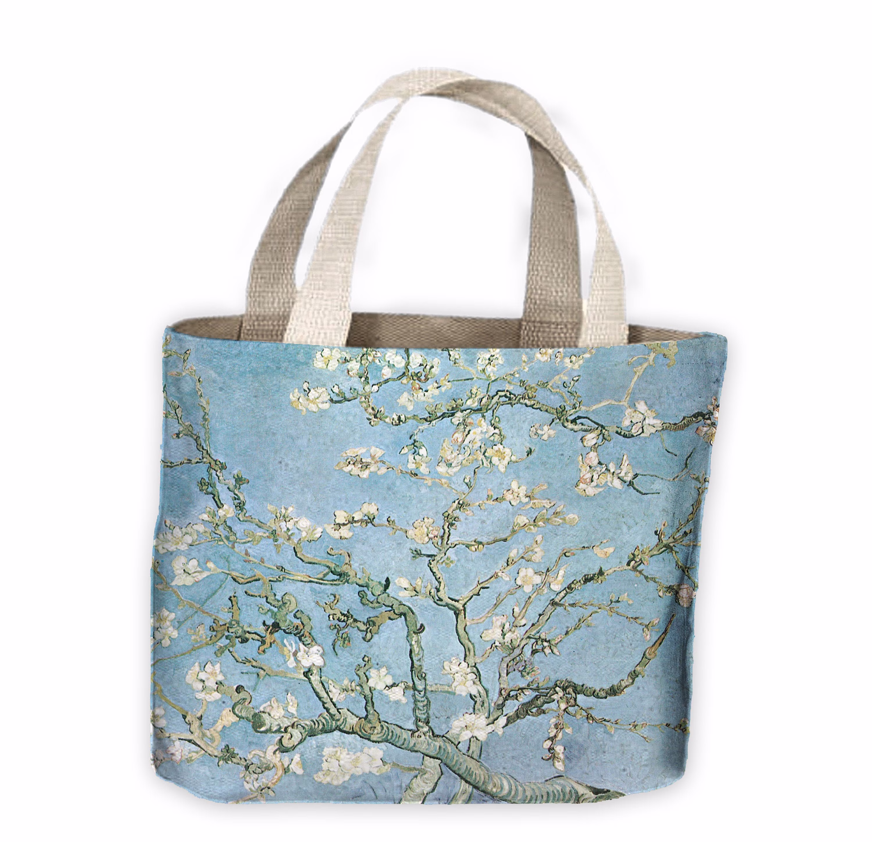 Van Gogh Almond Blossoms Tote Shopping Bag For Life