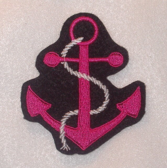 Anchor Felt Embroidery Patch