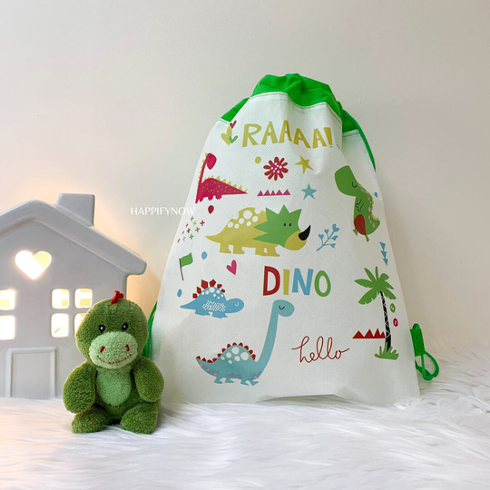 Pe, Swim Bag | Dinosaur Unicorn Birthday Return Gifts Kids Drawstring Back To School