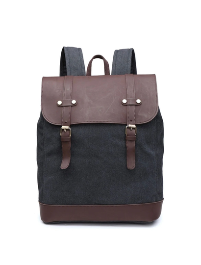 Anti Theft Backpack For Women, Vegan Pu Leather Black Brown Unisex Rucksack, Travel Backpack, Uni Bag, Gym Bag, School Backpack, Weekend Bags