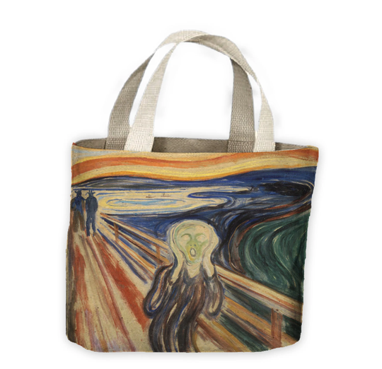 Edvard Munch The Scream Tote Shopping Bag For Life