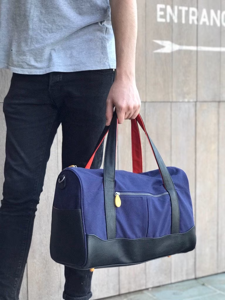 Unisex Weekender Bag, Gift For Dads, Husbands, & Brothers, Gym Bag - The Dekalb Travel Duffel