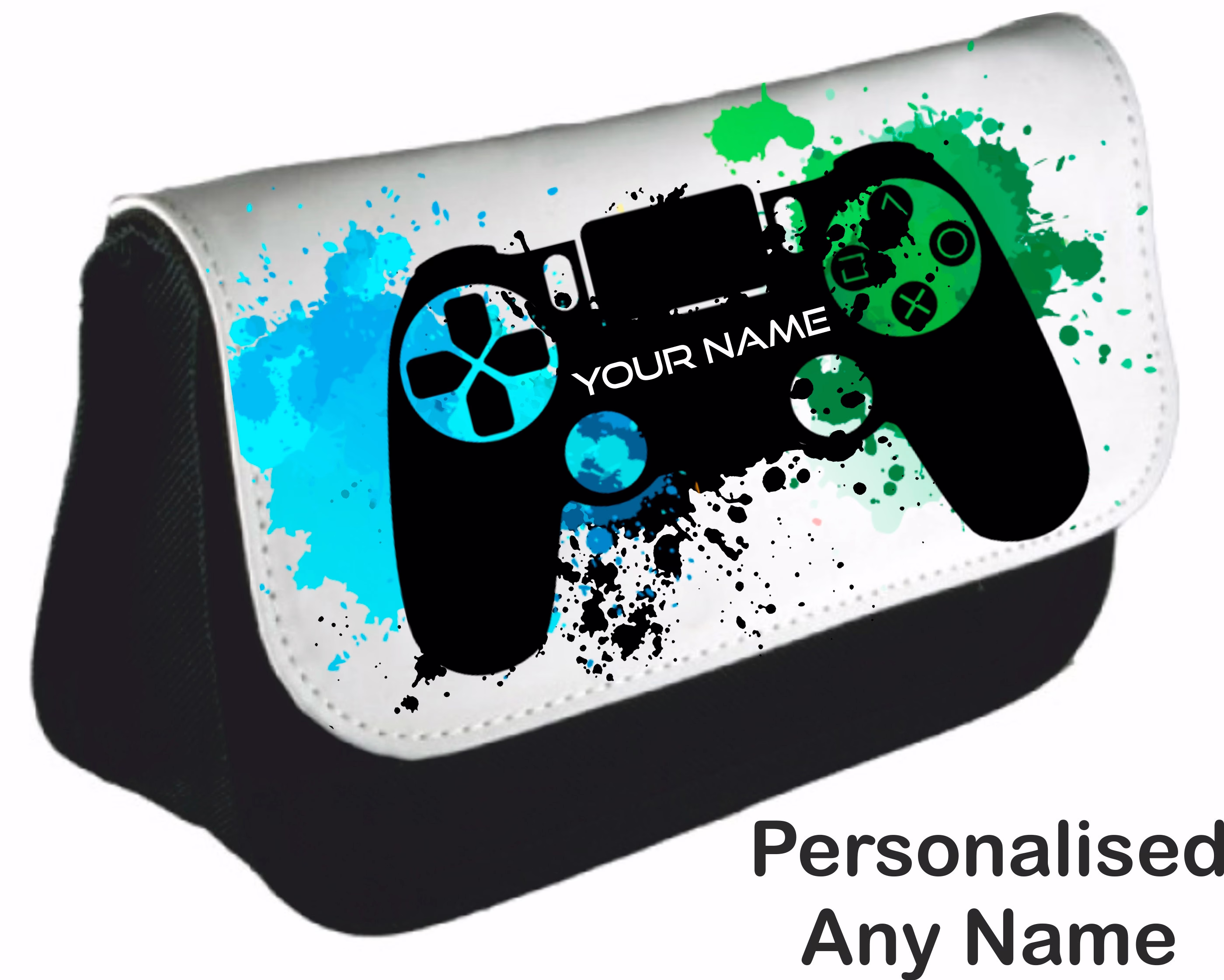 Personalised Pencil Case Bag Gaming Back To School Boys Free Delivery Design 2