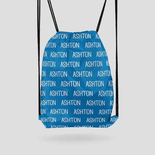 Personalized Drawstring Bag - Toddler Bag- Tie Dye Gym Dance Name