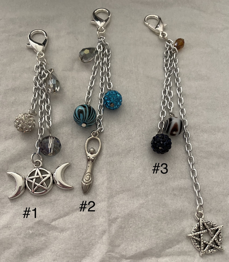 Witch, Zipper Charm, Zipper Pull, Purse Charm, Witchy Accessories, Witches Gift, Witch, Purse