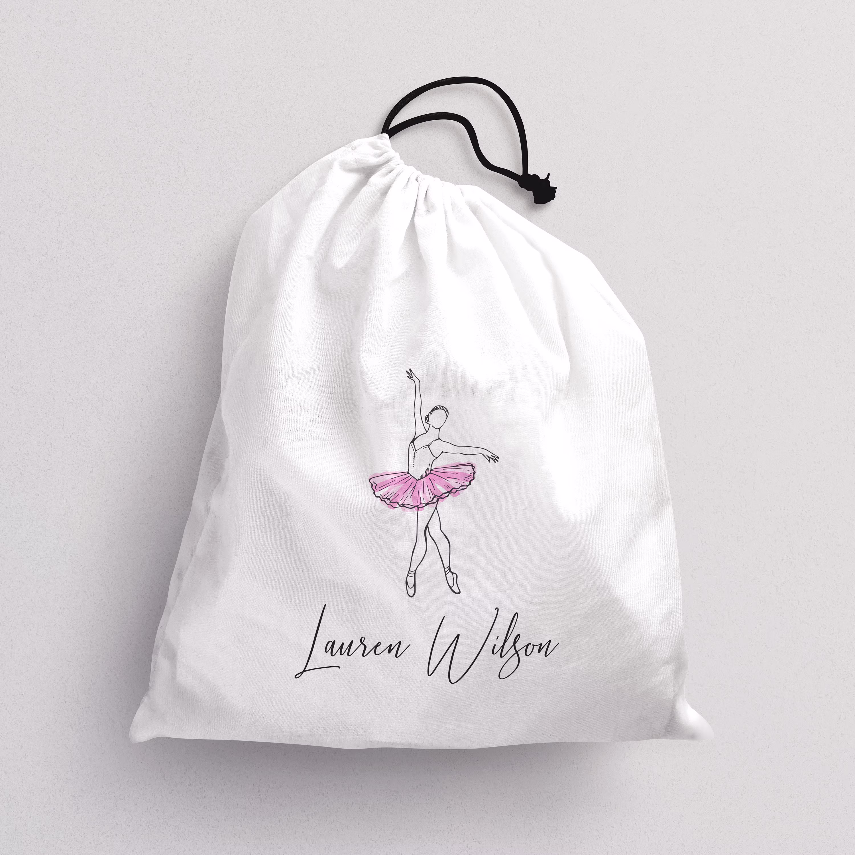 Personalised Ballet Sport Drawstring Bag Pe Gym School P.e Kids Rucksack Gym Sack
