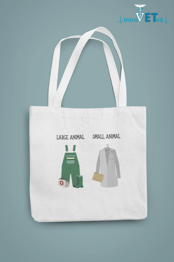 Veterinarian Bag, Vet Nurse Tech Dvm Tote, Student Large Animal Vet