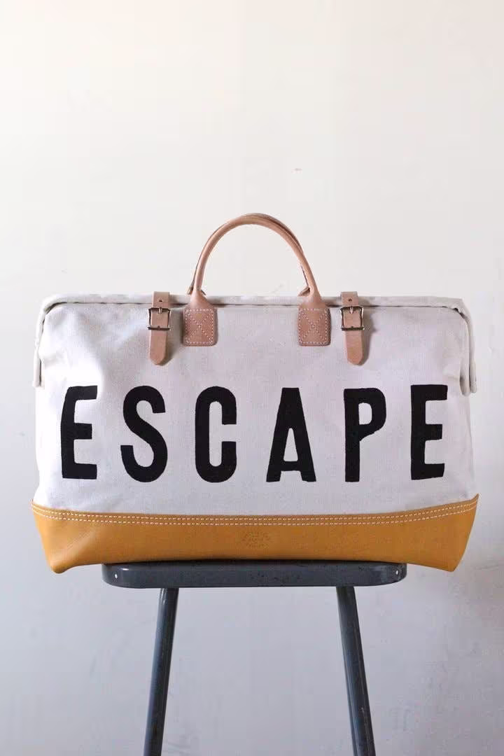 Escape Weekender Canvas Utility Bag | Forestbound Weekend Travel Escape Duffel Holdall
