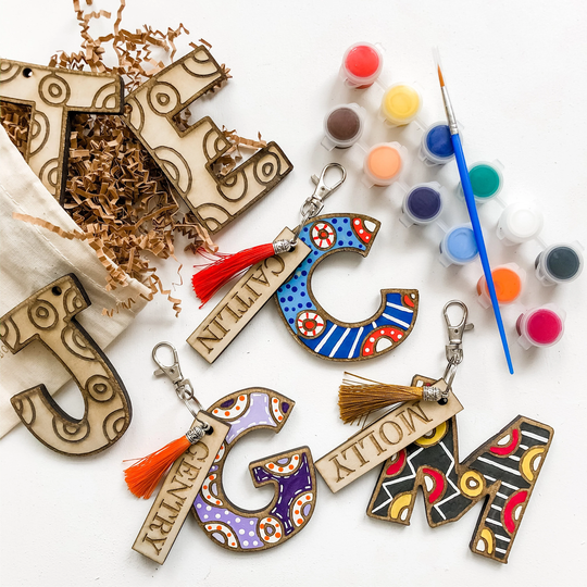 Diy Kit, Keychain Birthday Gift Idea, Personalized Keychain, Party Favor, Kids Custom