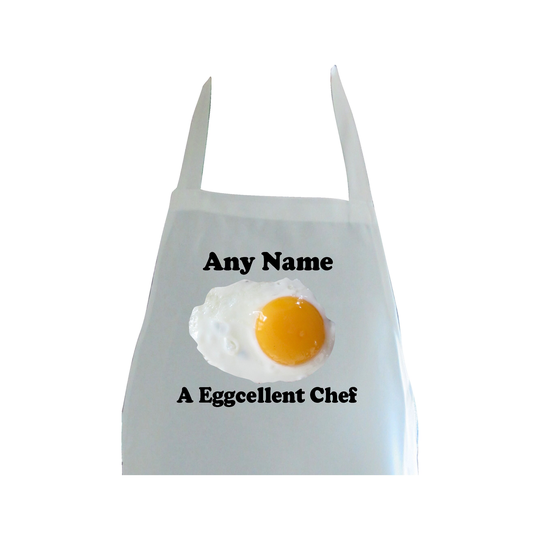 Personalised Fried Egg Print Apron