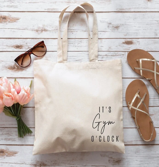 Gym O'clock Bag, Lover, Obsessed, Gift, Present, Gifts Ideas, For Her, Friend, Gym Bestie