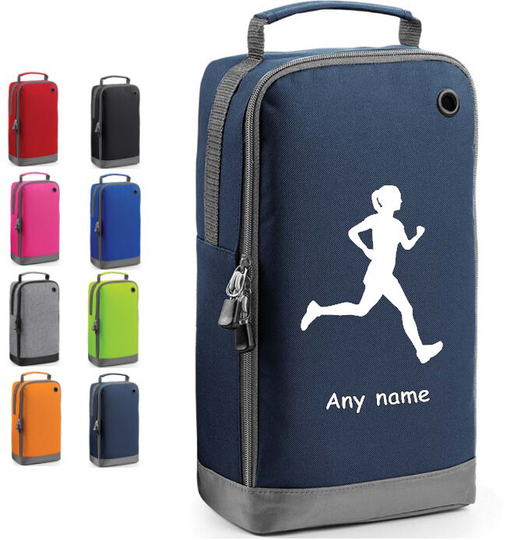 Personalised Running Boot Shoe Bag Accessory Kit Ladies Girls Great Gift