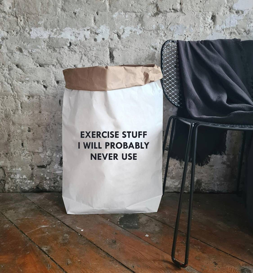 Exercise Stuff - Paper Storage Bag