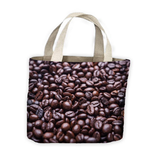 Coffee Beans Tote Shopping Bag For Life