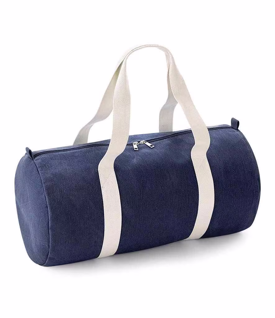 Personalised Barrel Dance Bag| Gym Kids |Womens|Mens| School| Street Dance| Cheerleaders Bag | Ballet| Boxing| Kickboxing Denim Colours