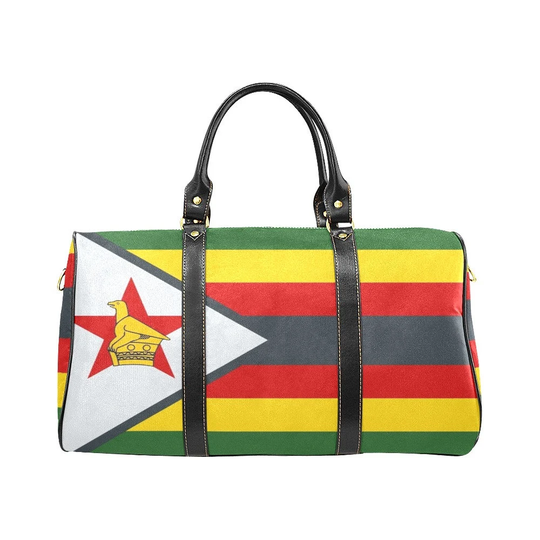 Zimbabwe Unique Travel Bag| Stylish Holdall Duffel Overnight Weekend Holiday Carry On| Flag Gift| Zim Gift Bag