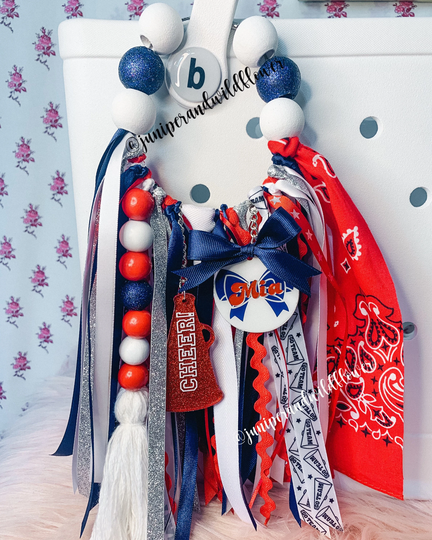 The Original Customizable Bag Tassel - Cheerleading Edition