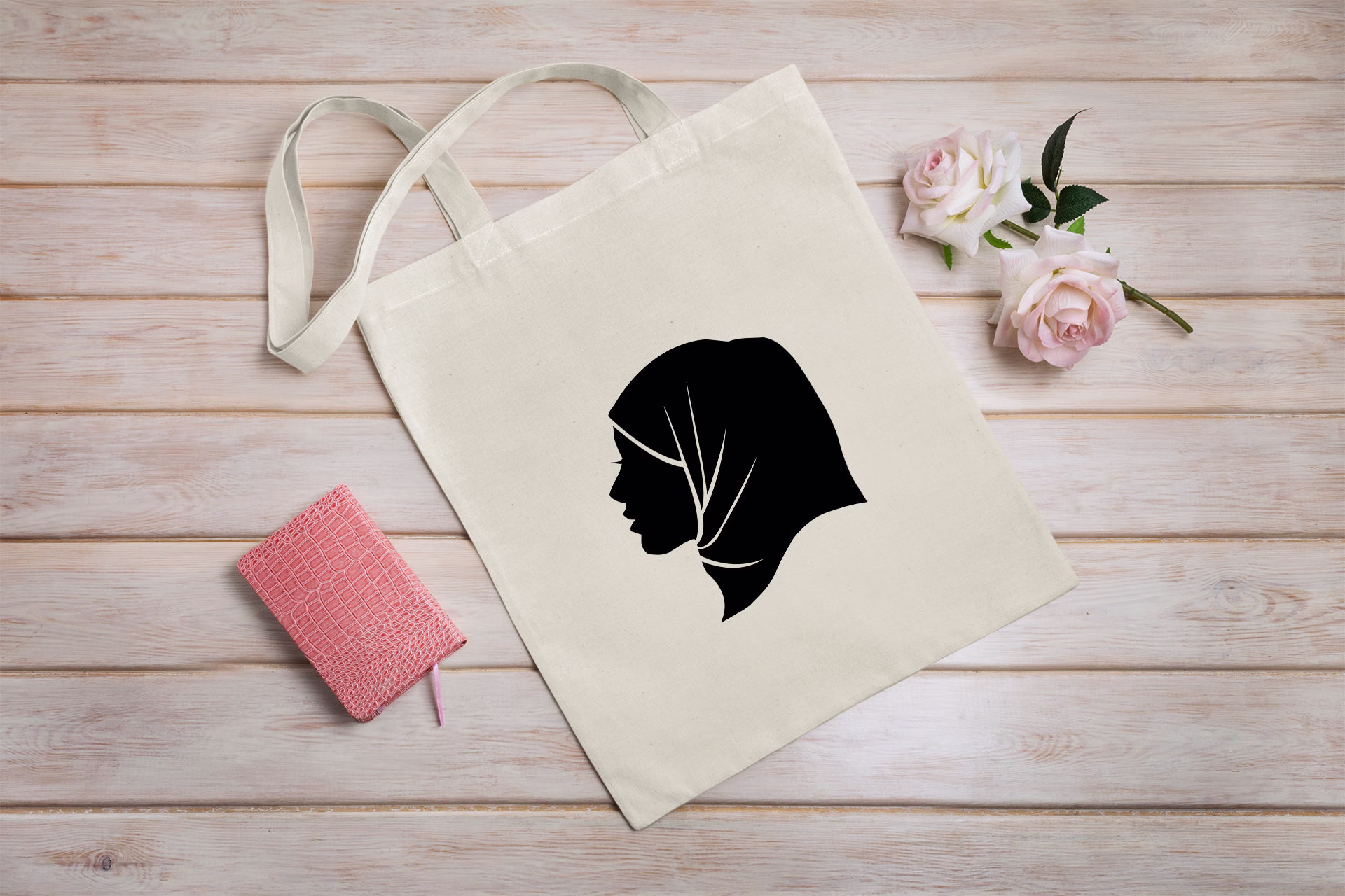 Tote Bag, Beach Bag, Gym Bag, Black Girls, Muslim, Graphic, Quotes, Cotton, Bag For Life, Shopping Bag, Reusable, Hijab, Eco Shopping Bag