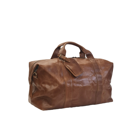 Weekend Leather Duffle Bag, Holdall Men's, Weekend, Travel, Gym, Overnight Duffel Gift, Unisex