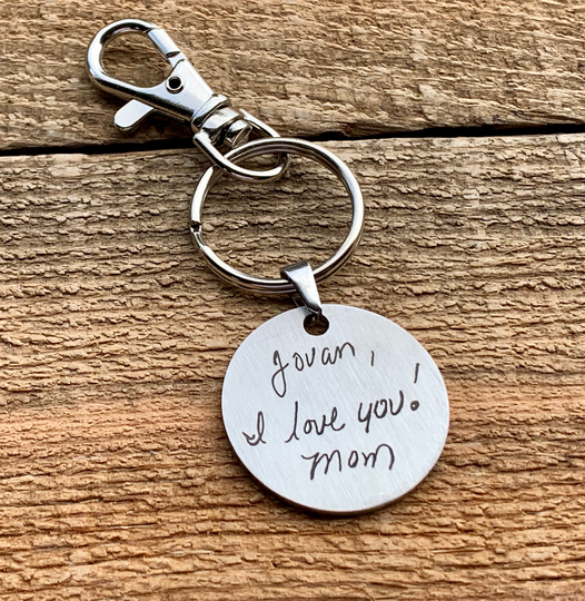 Sweet 16, Actual Handwriting Key Chain, Sweet 16 Handwritten Handwriting, Custom Daughter Gift Son Birthday