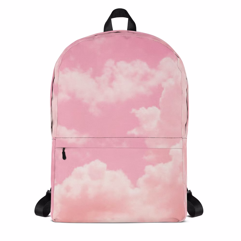 All Over Print Backpack, Trendy Colorful Back To School Essentials, Laptop Carrying Case, Book Bag, Cute Backpack
