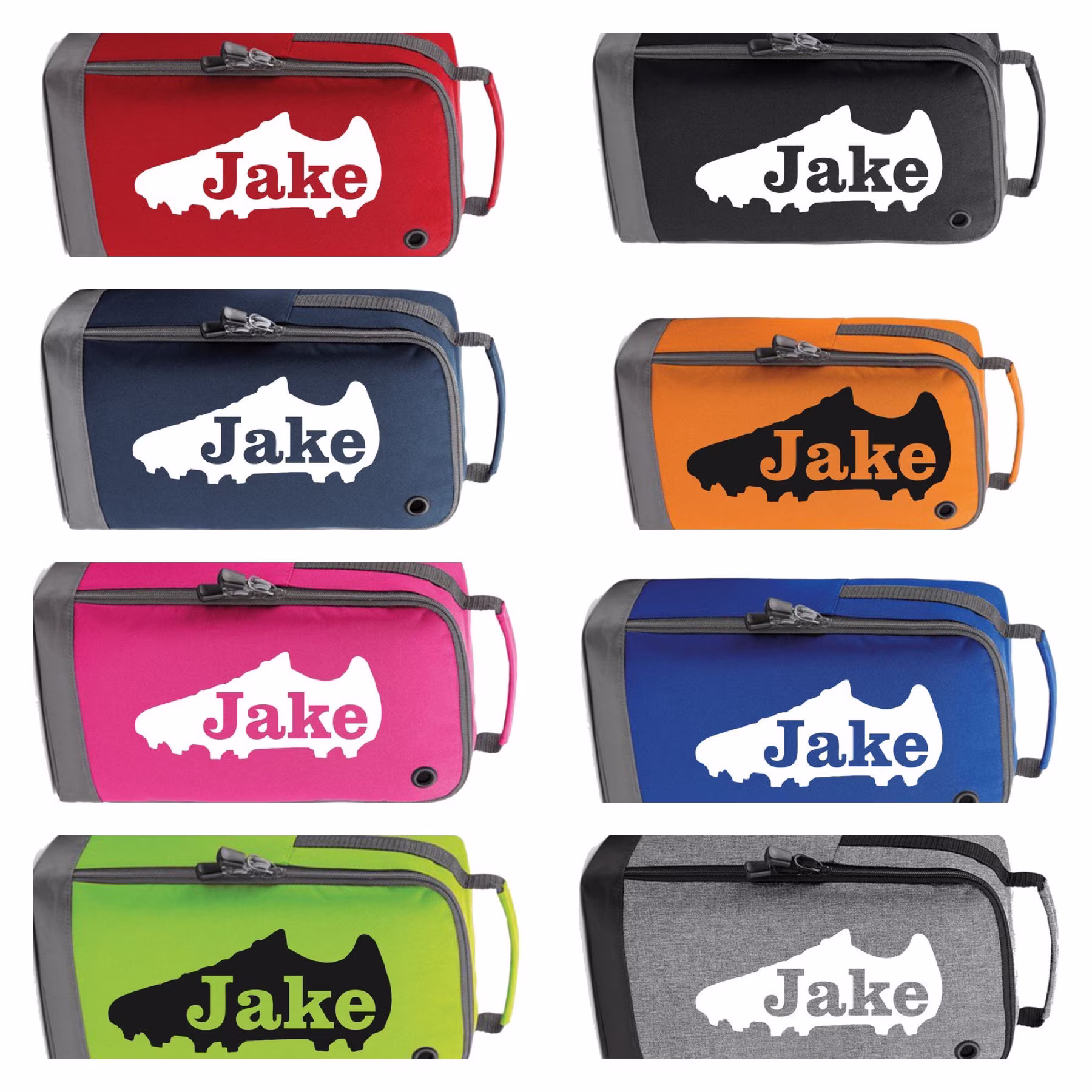Personalised Custom Football Shoes Boot Bag Boys Girls Footy Any Name Kids Sports Pe Kit
