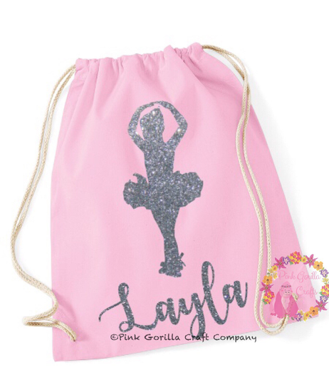 Pe Bag, Personalised Gym Bag, Kids School Drawstring Nursery Bag
